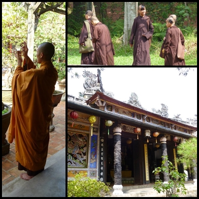 Monks Tu Hieu Pagoda Hue Vietnam