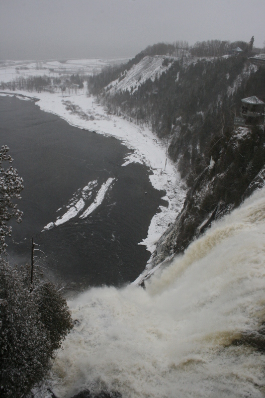Montmorency Falls Winter Quebec