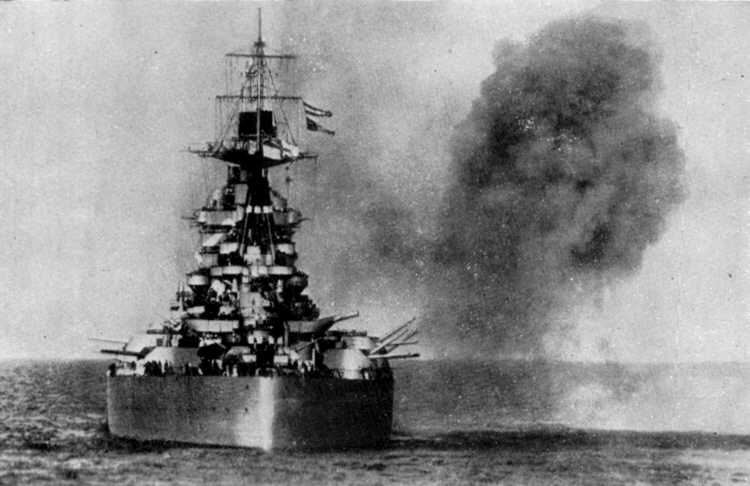 HMS Rodney D-Day bombardment