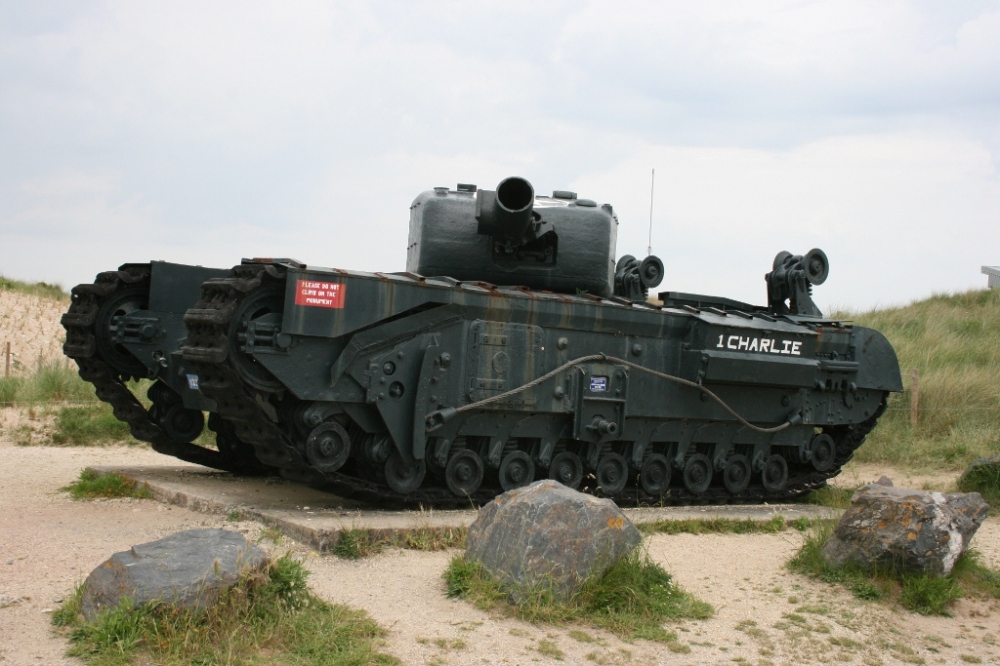 Canadian Churchill Tank Juno Beach Normandy