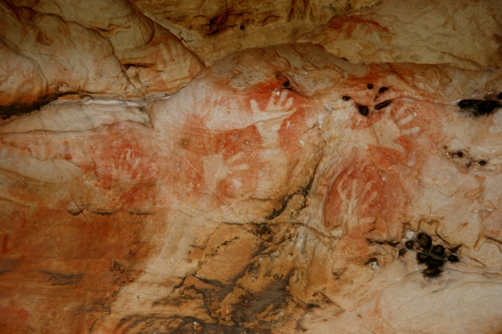 Aboriginal Rock Art Hand Stencils Manja Shelter Grampians