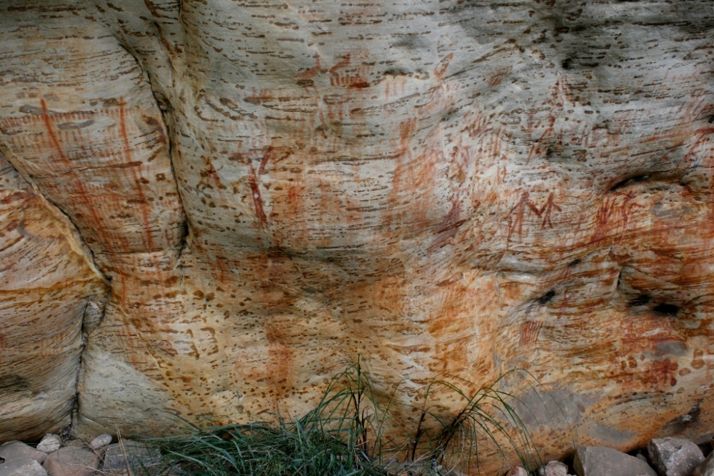 Billimina Shelter Aboriginal Rock Art Grampians National Park