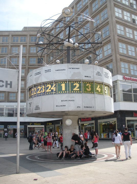 GDR World Clock - Alexanderplatz Berlin
