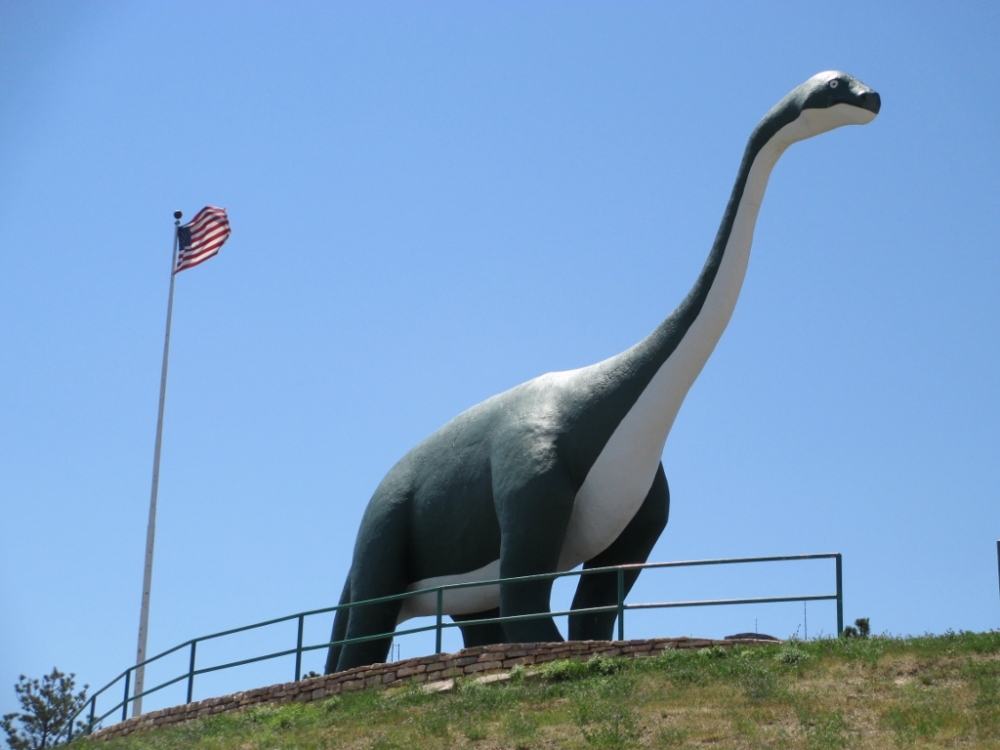 Dinosaur Park in Rapid City (established 1936)