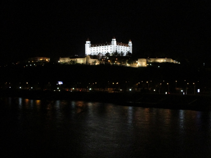 Bratislava Castle Slovakia at night