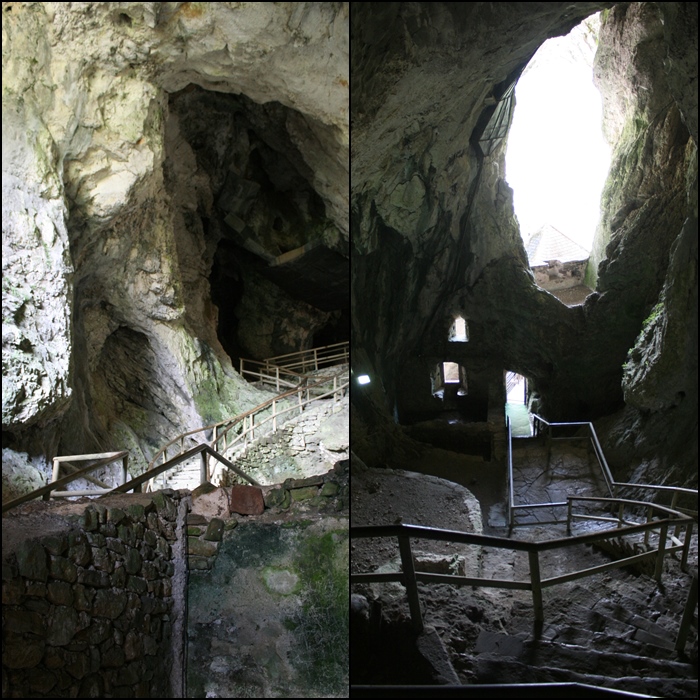 Predjama Castle cave Slovenia
