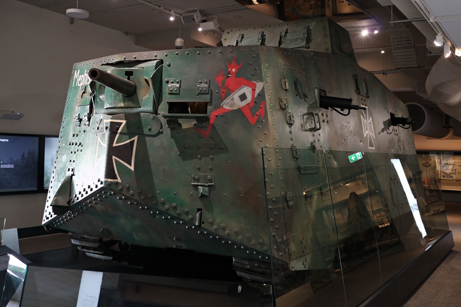 Sturmpanzerwagen A7V Mephisto (Vehicle 506) - ANZAC Legacy Gallery, Queensland Museum - November 2018